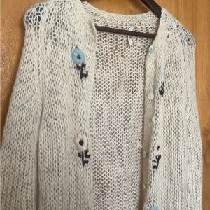 vintage knit cardigan - italian